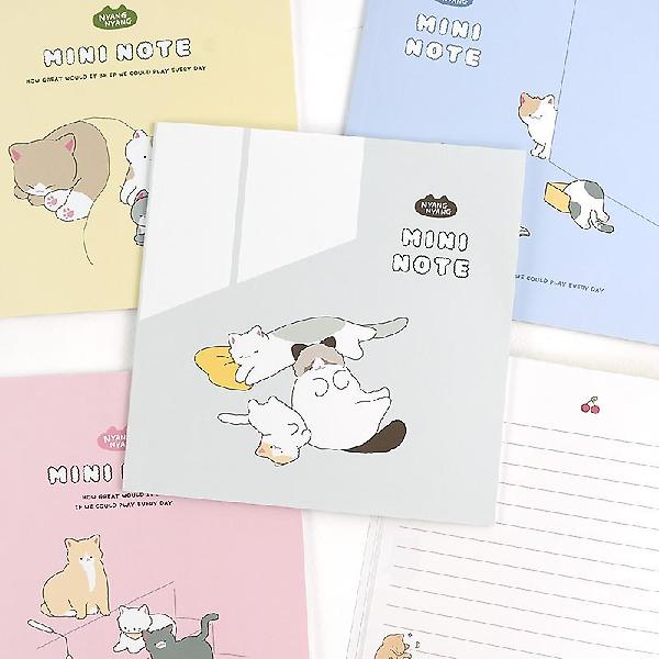  냥냥 투게더 쪼매난노트 4종세트