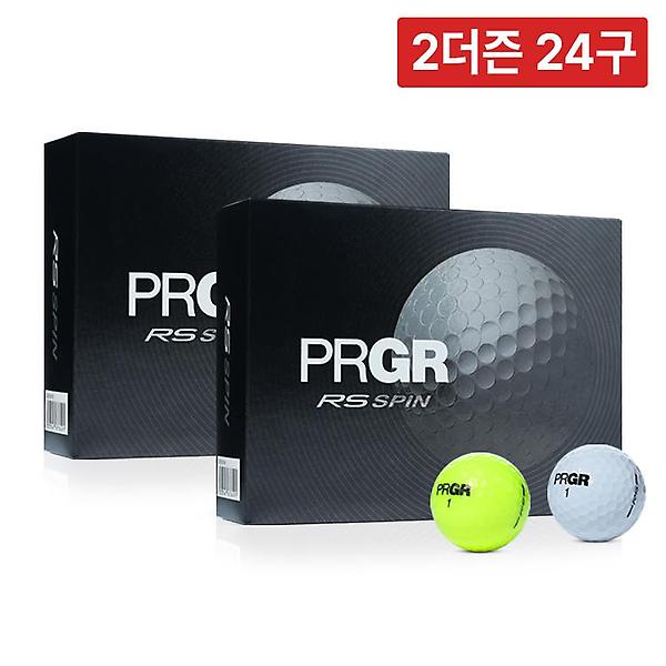  [2더즌 24구] 프로기아 PRGR 레이스 스피드 스핀 3피스 우레탄 12구 골프공