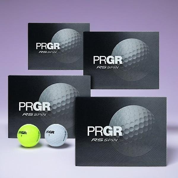  [4더즌 48구] 프로기아 PRGR 레이스 스피드 스핀 3피스 우레탄 12구 골프공