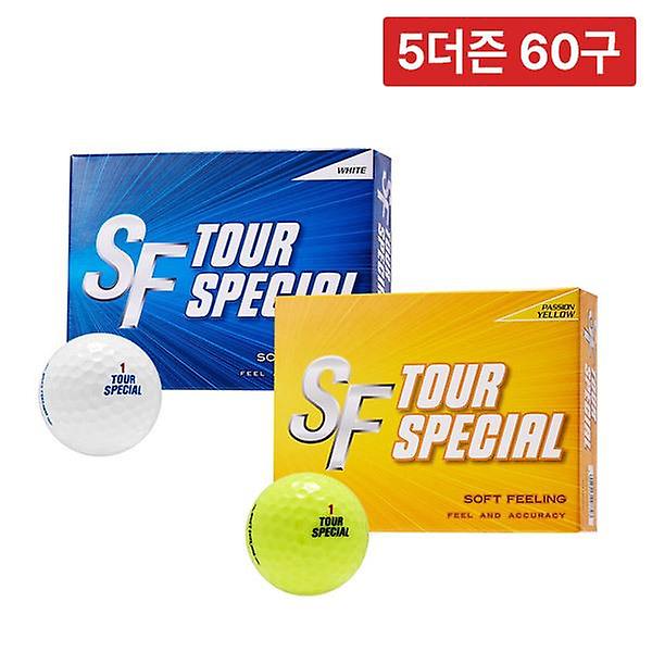  5더즌 총 60구 / 던롭 젝시오 NEW 소프트필 투어스페셜 2피스 골프공 비거리 장타 골프볼