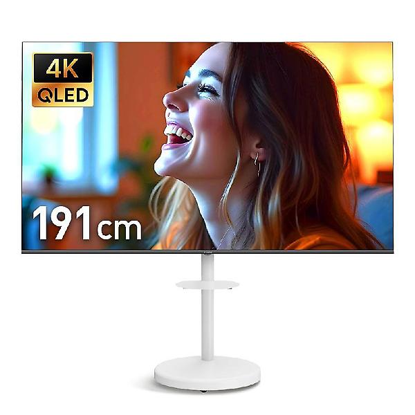  [10년보증] 프리즘 프리무빙 구글 5.0 AI 스마트TV 삼탠바이미 190cm(75인치), 4K UHD QLED