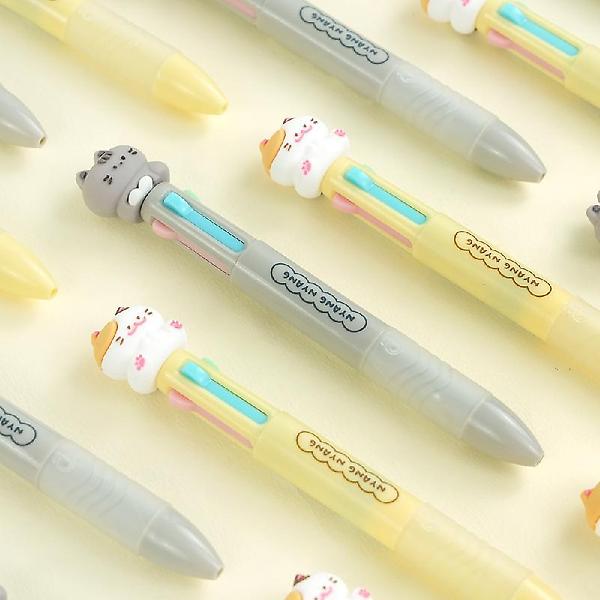  냥냥 4색 볼펜 (랜덤발송)