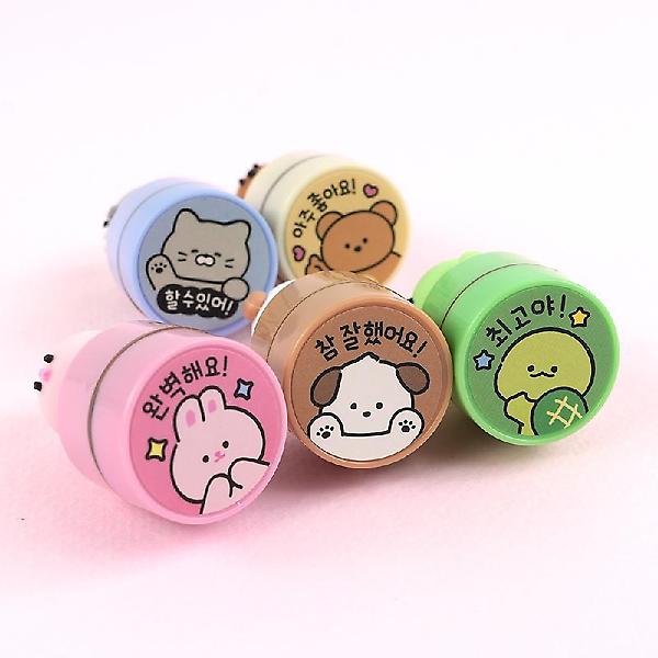  미니 피규어 스탬프 5종세트