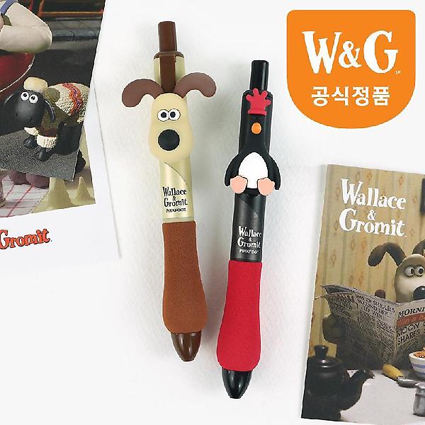  [공식정품]월레스와 그로밋 통통 중성펜