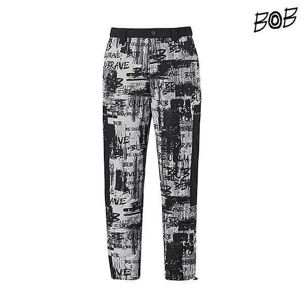  BOB 비오비 남성 전판 프린트 패딩 팬츠 G4W1PT010