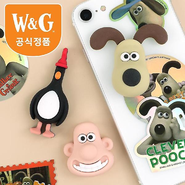  [공식정품]월레스와 그로밋 피규어 스티커 데코 다꾸