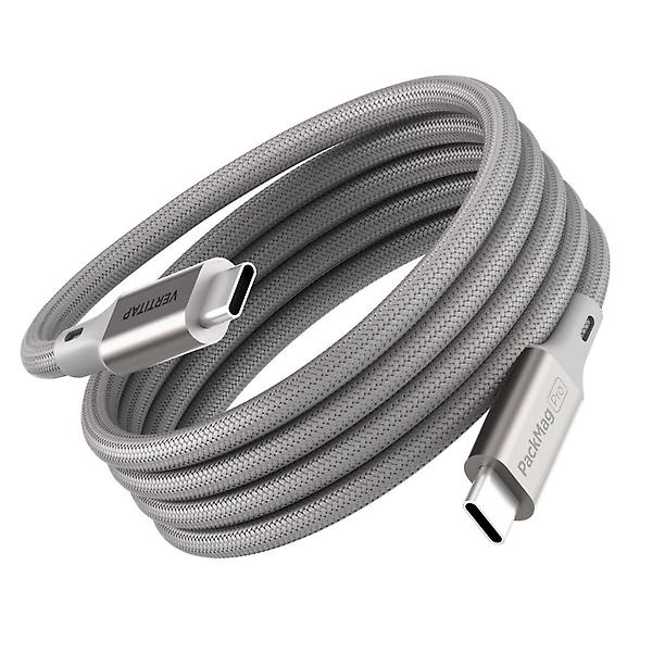  버티탭 팩맥프로 C to C타입 USB4 PD 240W 초고속충전 마그네틱 케이블 1m