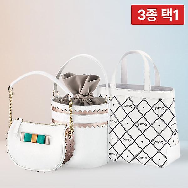  핑 W 프리미엄 여성 토트백 파우치 3종 택1