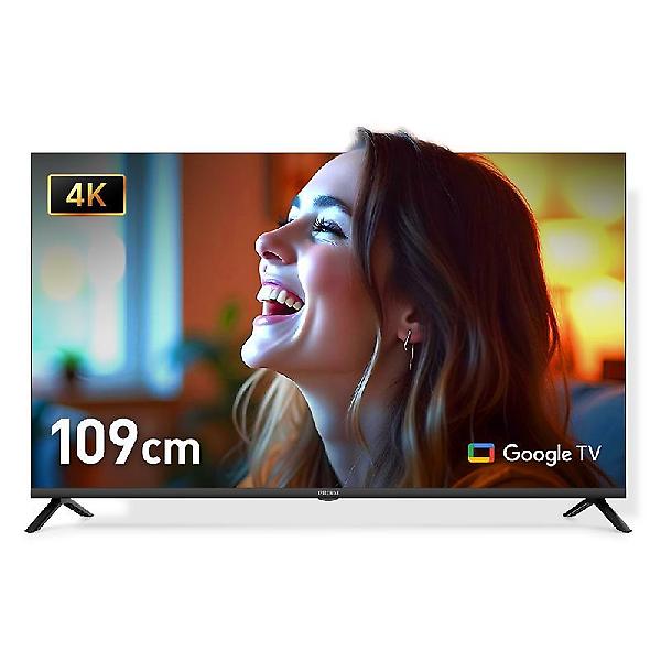 프리즘 프리무빙 109cm(43인치) 4K UHD 구글 5.0 AI 스마트TV 120Hz 삼탠바이미 중소바이미 CP43G5