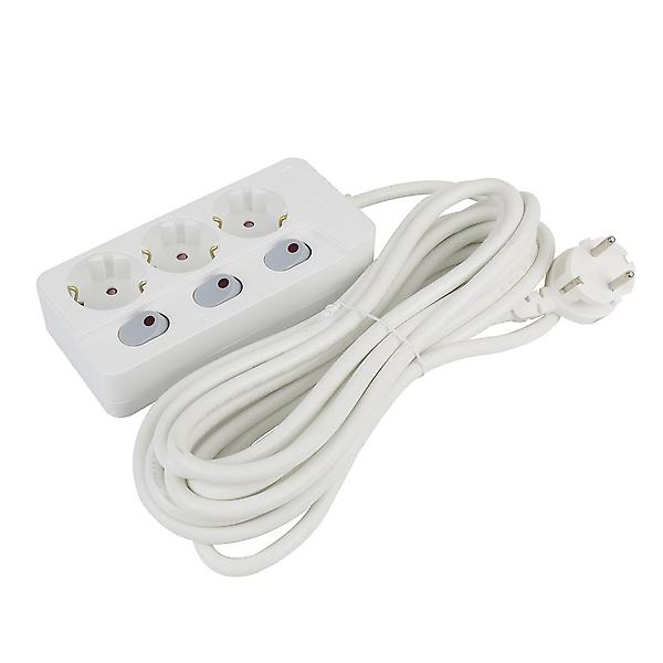  [캠플러스] 아남 국산 멀티탭 3구 5M 개별 스위치 절전 안전 콘센트