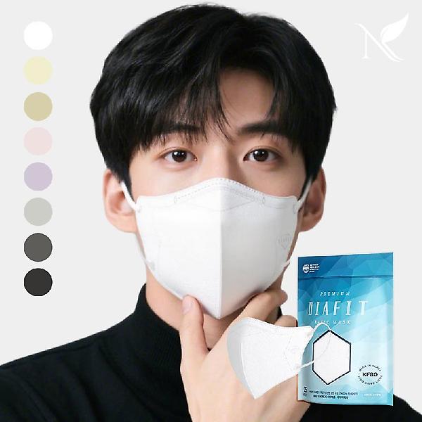  다이아핏 KF80 새부리형 마스크 50+50입 (파우치형)