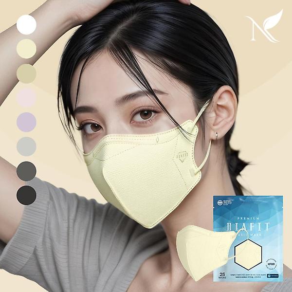  다이아핏 KF80 새부리형 마스크 50+50입 (파우치형)