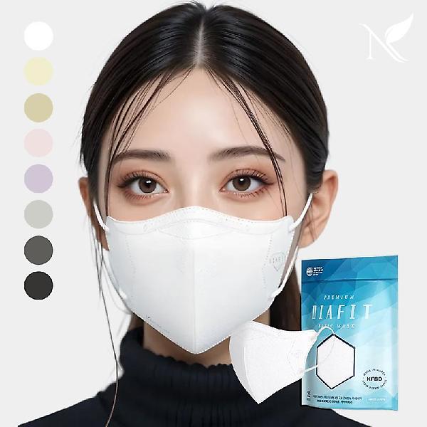  다이아핏 KF80 새부리형 마스크 50+50입 (파우치형)