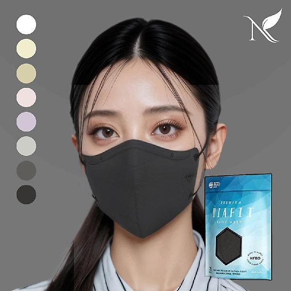  다이아핏 KF80 새부리형 마스크 50+50입 (파우치형)
