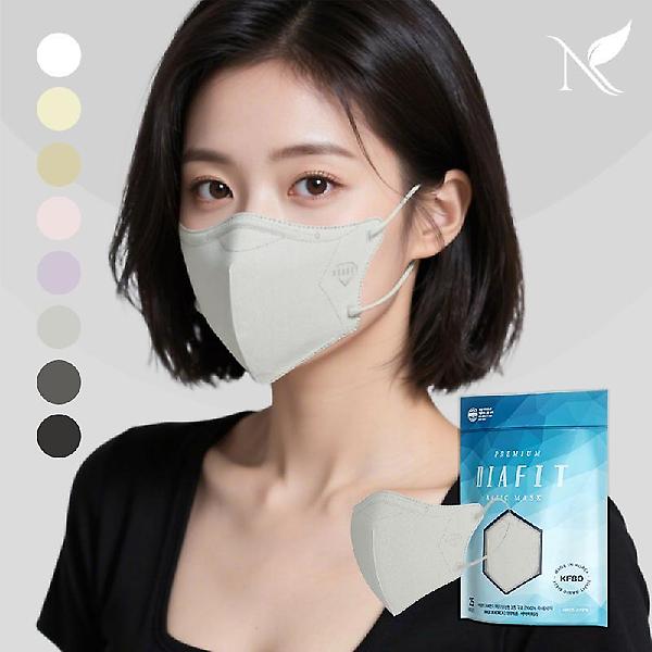  다이아핏 KF80 새부리형 마스크 50+50입 (파우치형)