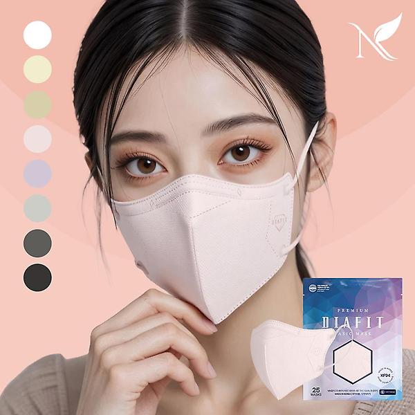  다이아핏 KF94 새부리형 마스크 25+25매입 (파우치형)
