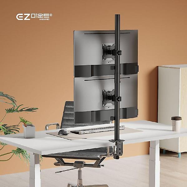  이지마운트 듀얼 2대 모니터암 모니터 거치대 M2-C110