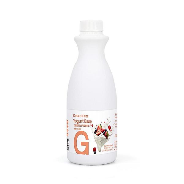  그린트리 요거트 베이스 1kg 카페 라떼 스무디 에이드 재료