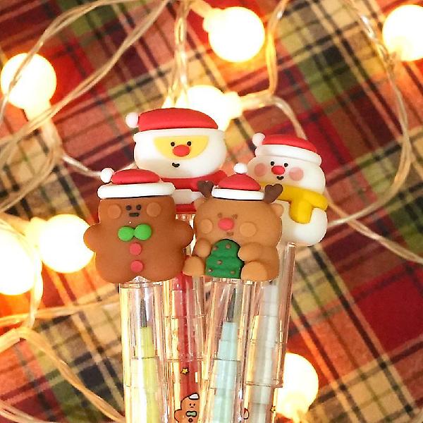  크리스마스 카트리지 연필3탄 4종세트