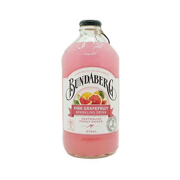  분다버그 탄산음료 핑크자몽 375ml 병 12개 1박스
