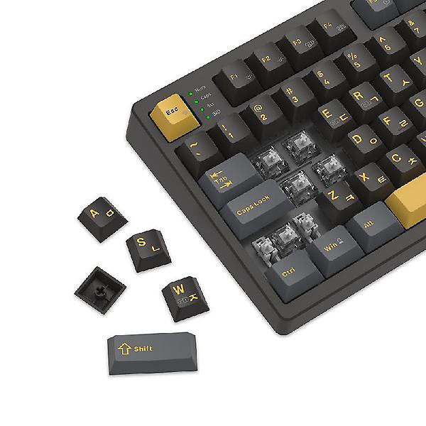  에이투 GK5 프로 유무선 게이밍키보드 LED 기계식 USB 풀배열 발로란트 오버워치 GK5PRO 오테뮤 그레이축