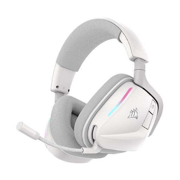  커세어 보이드 RGB 무선 V2 게이밍 헤드셋 화이트 