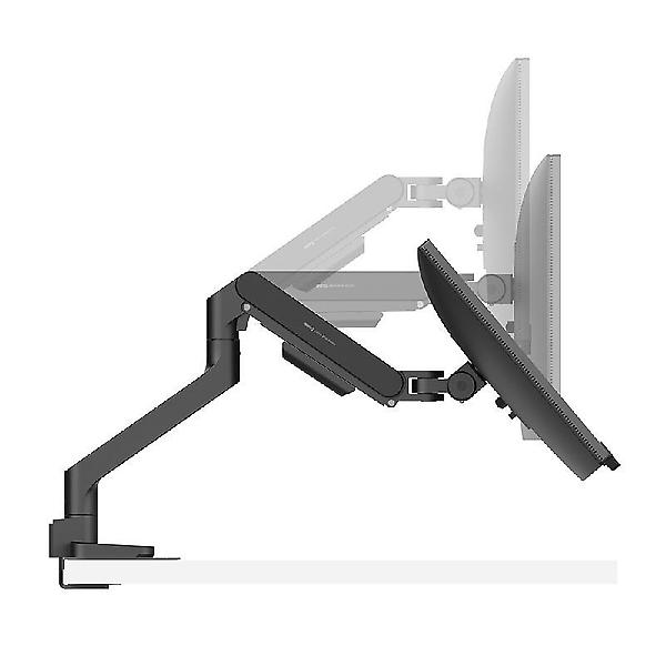  [공식총판] 벤큐 BSH02 화이트 싱글 모니터암 360도 회전 고중량 모니터 받침대 거치대