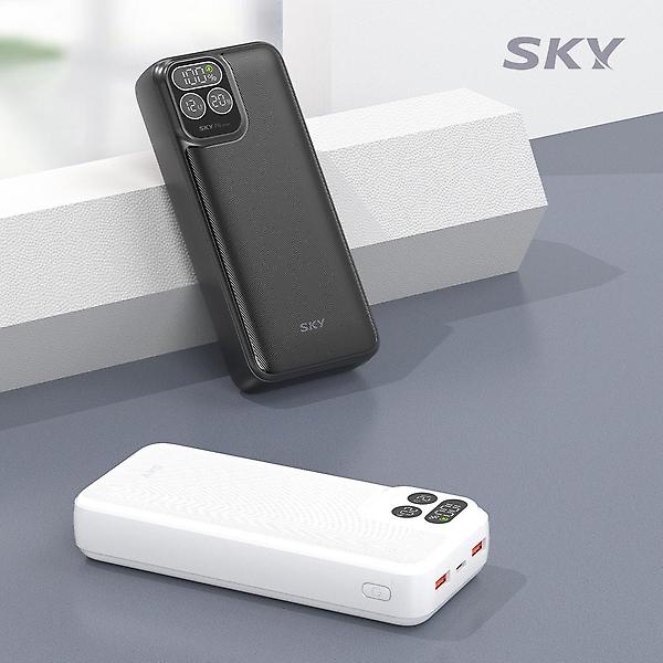  스카이 필 PD20 22.5W LCD 디스플레이 20000mAh 고속 충전 보조배터리