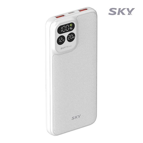  스카이 필 PD10 22.5W LCD 디스플레이10000mAh 고속 충전 보조배터리