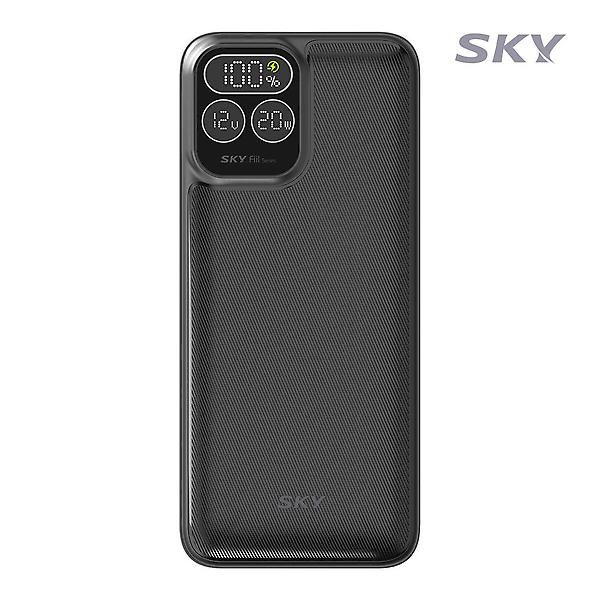  스카이 필 PD10 22.5W LCD 디스플레이10000mAh 고속 충전 보조배터리