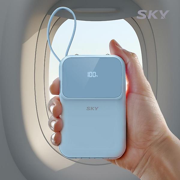  [벌크케이블 세트] 스카이 필 U10PD 유선 고속 충전 보조배터리 10,000mAh