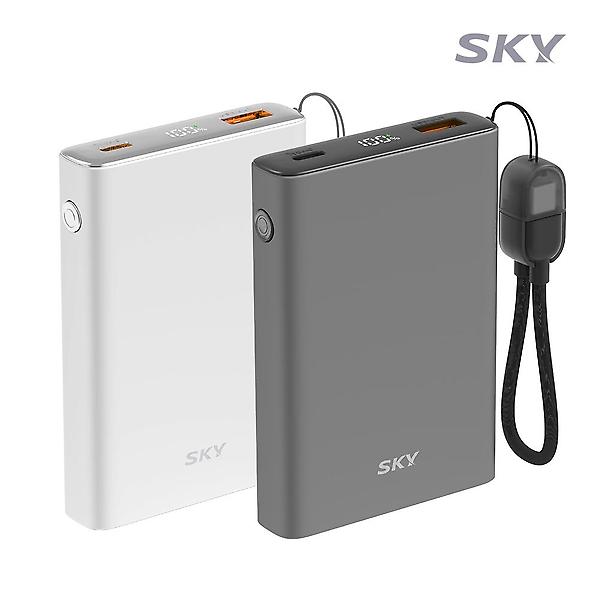  스카이 필 솔리드 반고체 세이프 10000mAh PD QC 22.5W 보조배터리