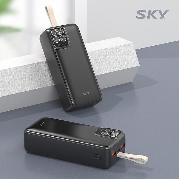  스카이 필 PD30 22.5W LCD 디스플레이 30000mAh 고속 충전 보조배터리