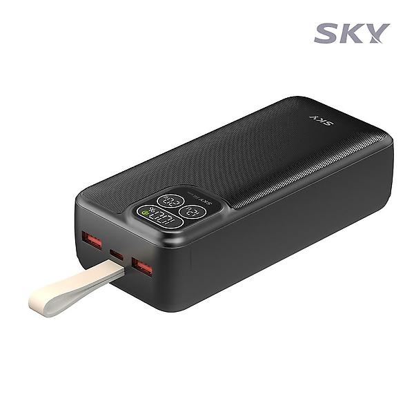  스카이 필 PD30 22.5W LCD 디스플레이 30000mAh 고속 충전 보조배터리
