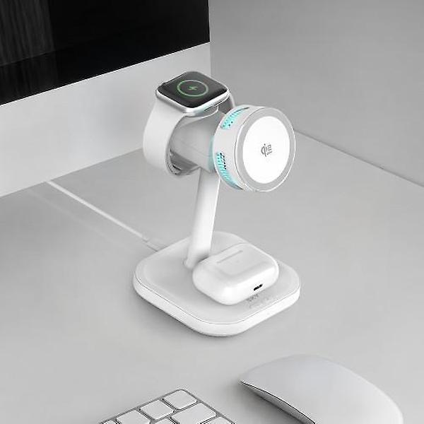  스카이 필 Qi2.2 25W 펠티어 냉각 4in1 맥세이프 고속충전 스테이션