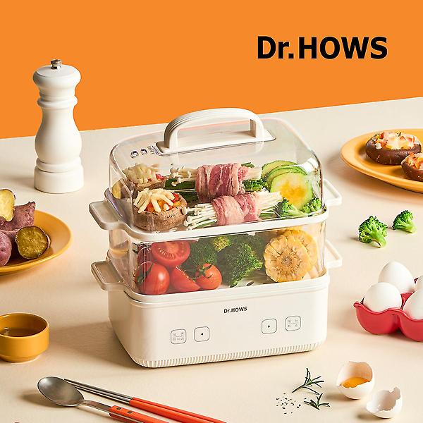  닥터하우스 셰프 대용량 멀티 2단 전기찜기 4L