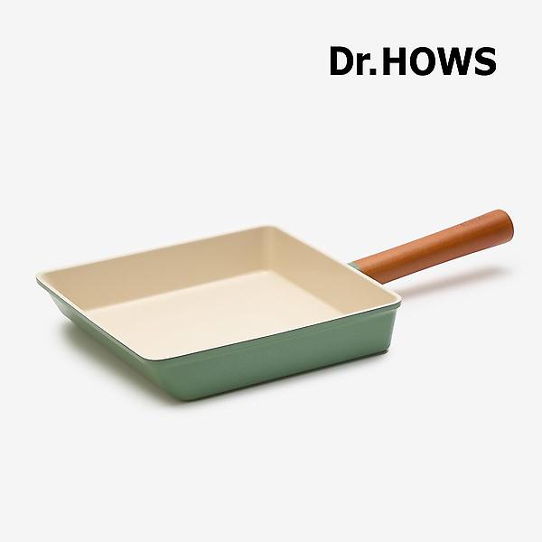  닥터하우스 오미자 인덕션호환 계란말이 사각팬 22cm (그린)