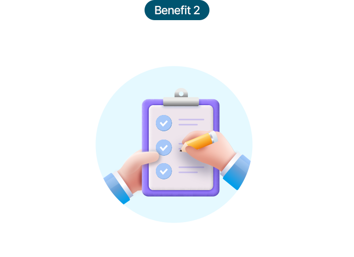 Benefit 2 3년간 무상 A/S 서비스 지원