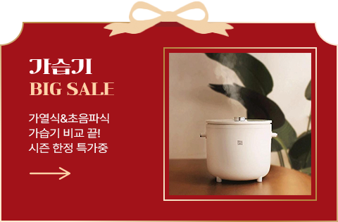 가습기 big sale 가열식&초음파식 가습기 비교 끝! 시즌 한정 특가중